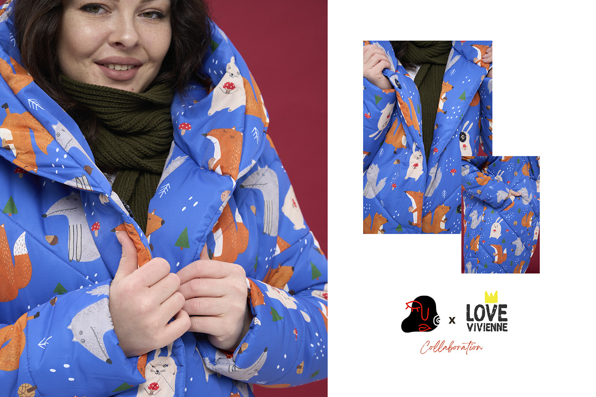 Wild Animals, a Pattern Graphic by Alona Savchuk (Photo 9 of 9)