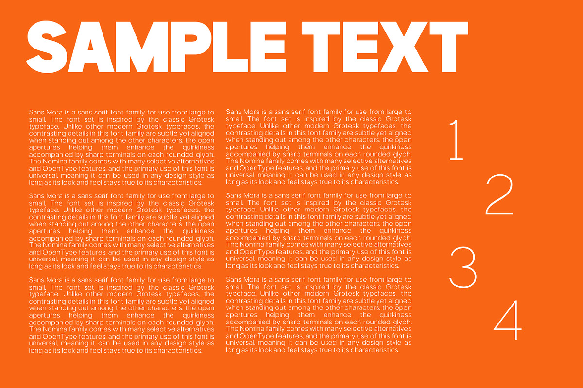 Sans Mora, a Sans Serif Font by Portion.Labs (Photo 11 of 14)