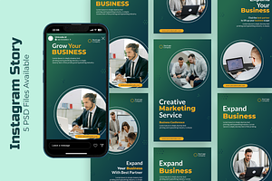Professional Corporate Marketing Des, a Social Media Template by UnicodeID