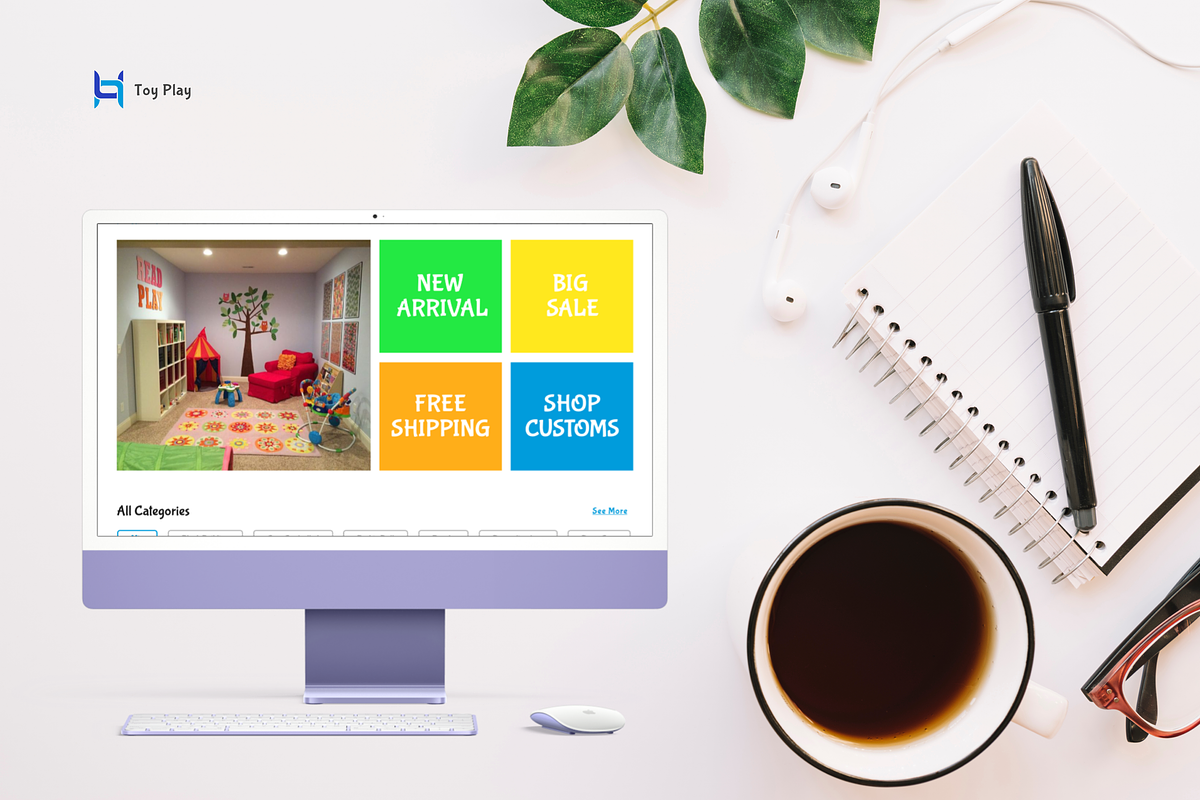 Kids Toys Selling Landing Page, a Landing Page Template by UXcelerate Studio (Photo 4 of 6)