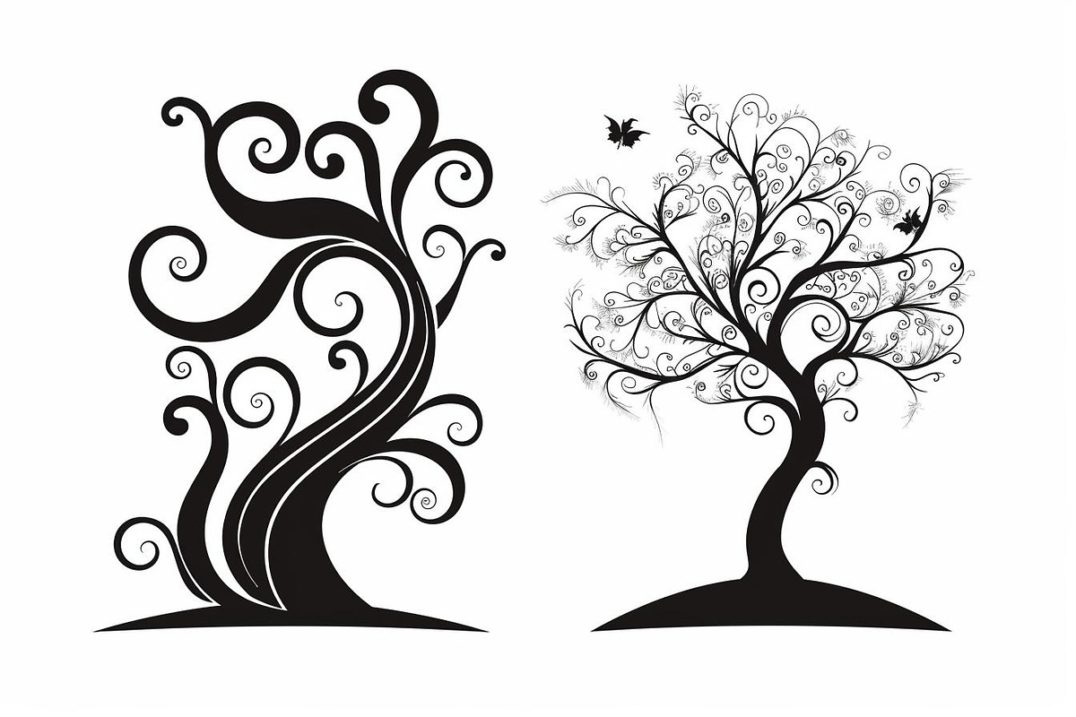 Tree Laser Cut Bundle | Decorative T, a Graphic by Designs_River (Photo 9 of 11)