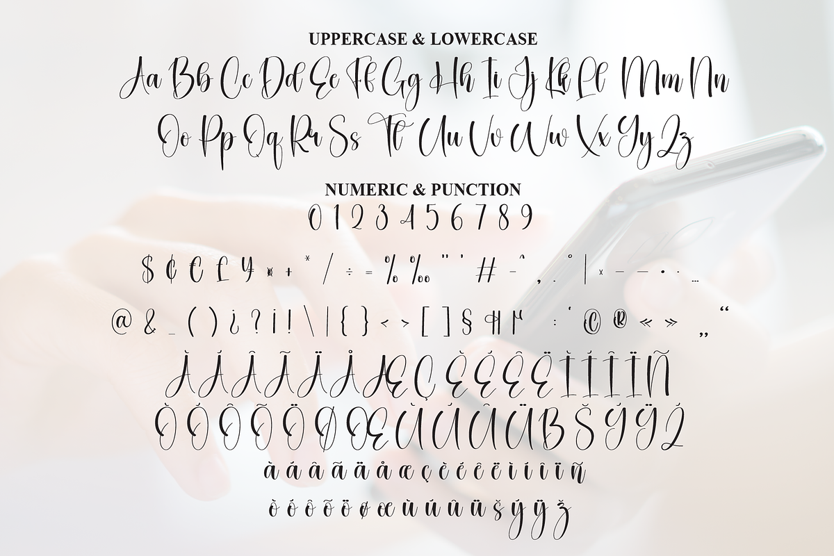Holding | Script Font, a Handwritten Font by Scratchones (Photo 7 of 9)