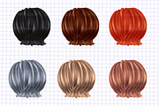 Hairstyles clipart PNG transparent, an Illustration by Illustrator Space (Thumbnail 4 of 10)
