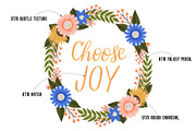 Folksy Textured Procreate Brushes 2, a Brush Add-On by On the Mark Designs (Thumbnail 5 of 8)
