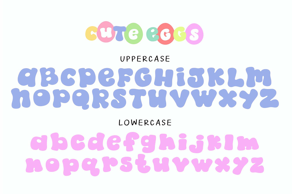 Cute Eggs Font, a Handwritten Font by KengGraphic (Photo 5 of 10)