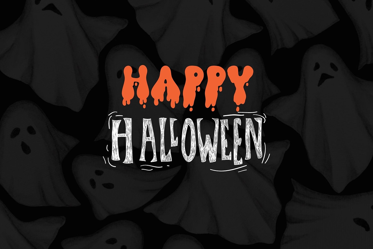 Groovy Drip is a cool Halloween font, a Handwritten Font by Brown Cupple (Photo 3 of 8)