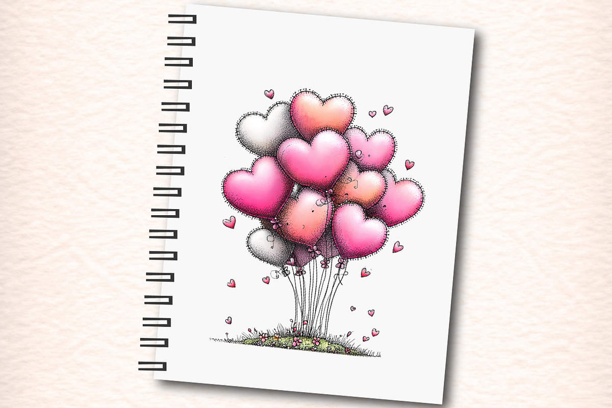 Whimsical Birthday Balloon Graphics, an Illustration by Digital Artistic99 (Photo 7 of 11)