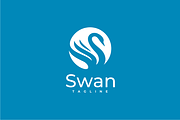 Swan Logo Template, a Branding & Logo Template by johnkent (Thumbnail 2 of 3)