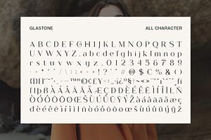 Glastone - Modern Serif Typeface