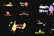Fruits Titles | Premiere Pro MOGRT, a Templates & Theme by FlashFXbox (Thumbnail 1 of 2)