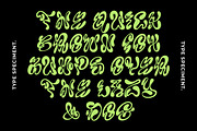 GF Maniac - Weird Display Font, a Handwritten Font by GroovyFontCo (Thumbnail 3 of 7)
