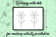Dots and lines Procreate brushes, a Graphic by Olga Brinza (Thumbnail 2 of 6)