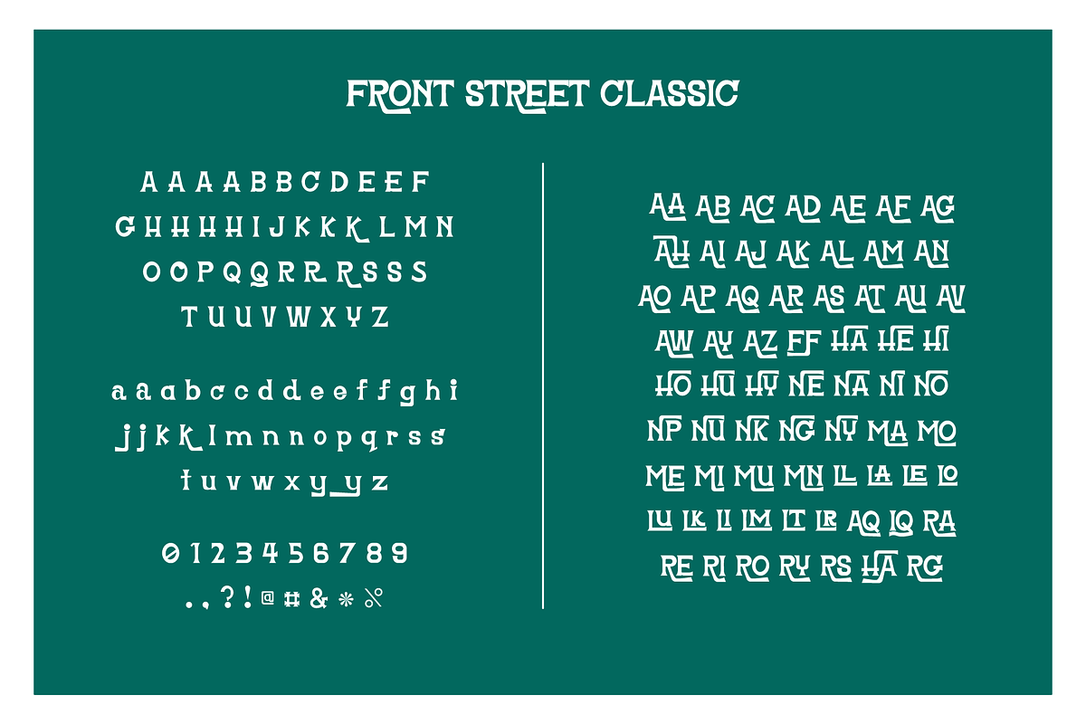 Front St. Tiki Display Font Bundle, a Font by Holt510 (Photo 6 of 10)