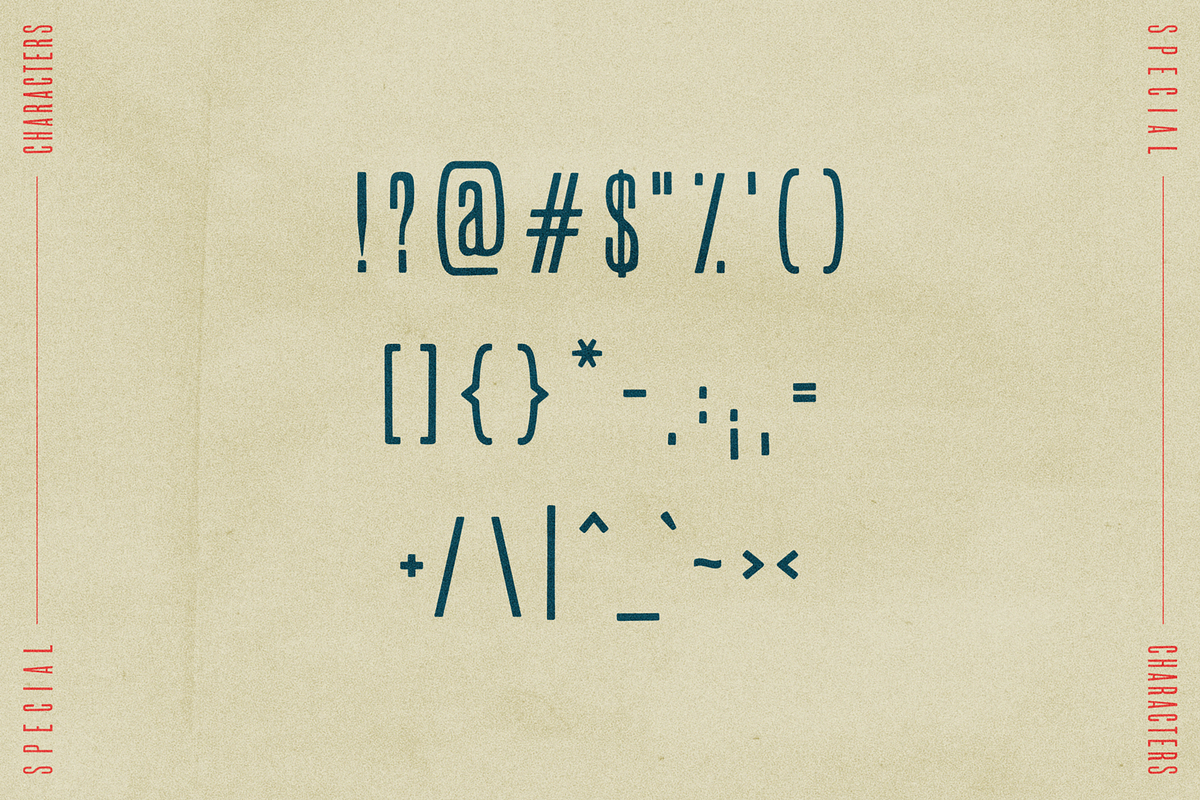 WAYPOST | A Retro Narrow Sans Serif, a Sans Serif Font by Laura Strote Designs (Photo 8 of 8)