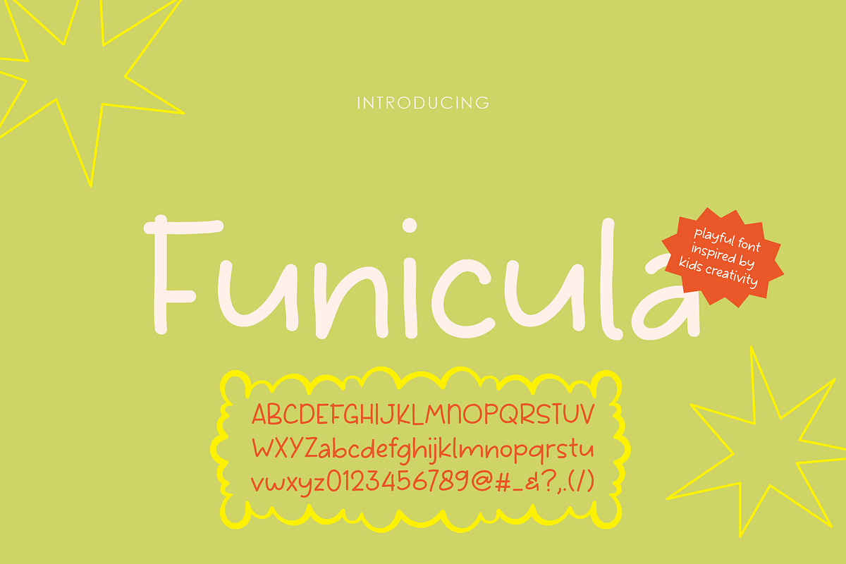 Funicula - Handwritten Font, a Handwritten Font by Pikgura (Photo 1 of 9)
