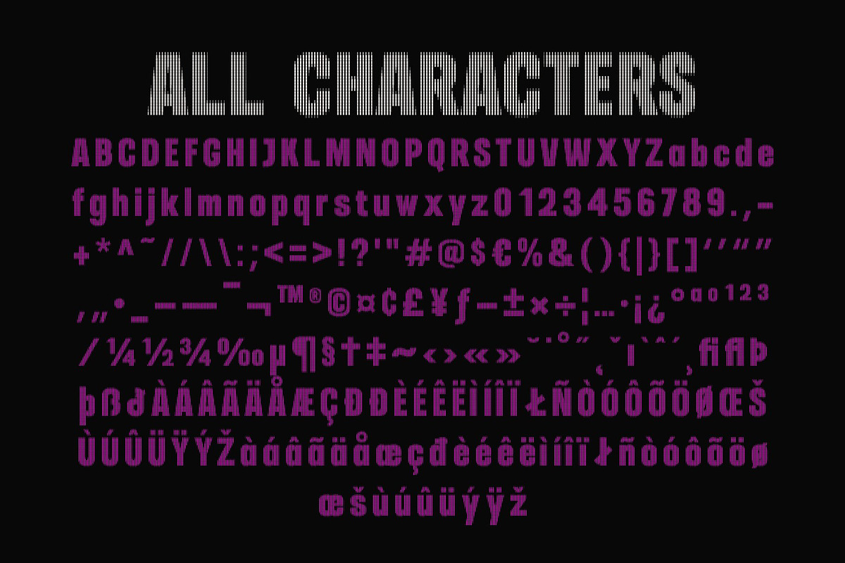 Arnel Slitscan, a Sans Serif Font by Craft Supply Co. (Photo 8 of 8)