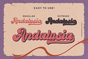 Kandani - Retro Bold Script, a Script Font by Letterhend Studio (Thumbnail 5 of 9)