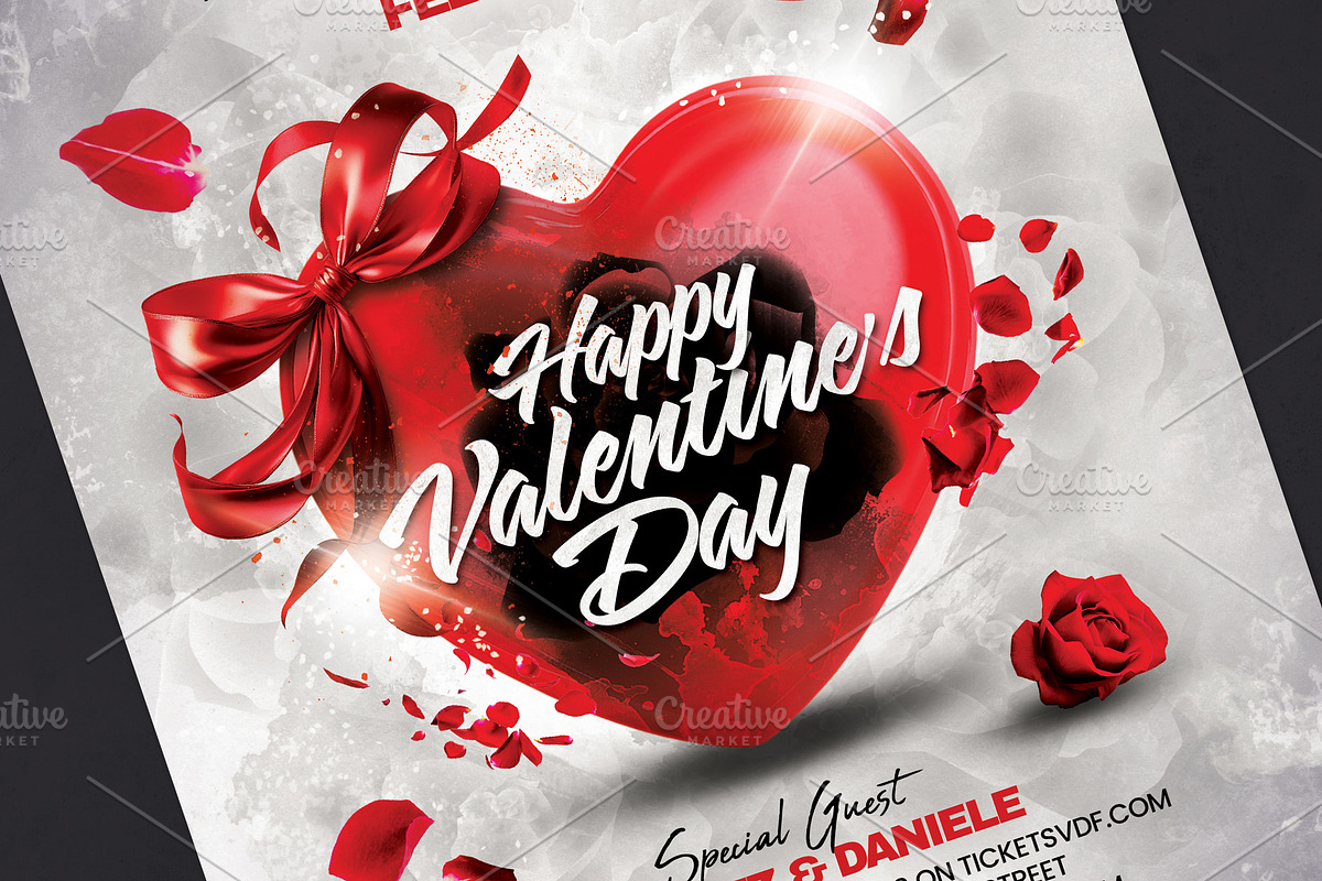 Valentines Day Flyer, a Flyer Template by Tarommir (Photo 4 of 4)