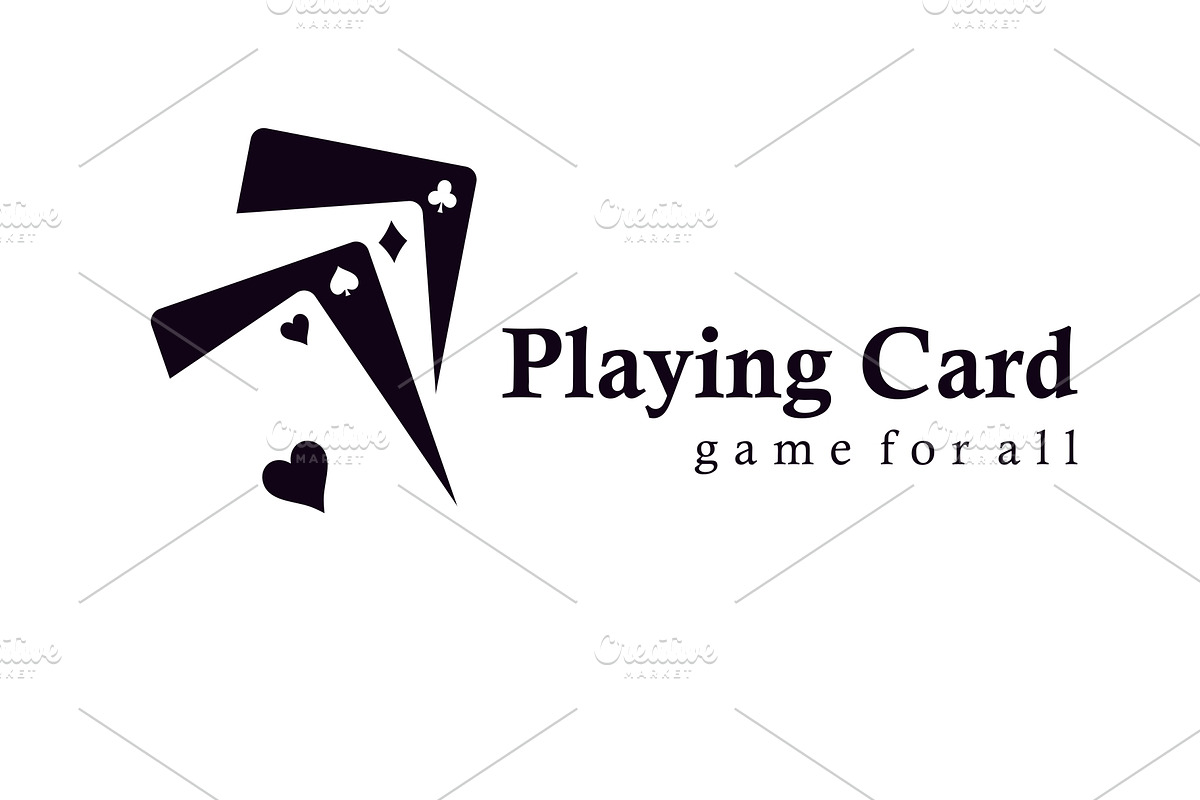 Simple Minimalist Poker Fun Game, a Branding & Logo Template by jundio studio