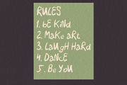 Artistic Handcrafted Font, a Handwritten Font by BilberryCreates (Thumbnail 5 of 12)