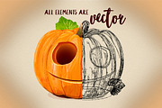 Halloween Pumpkin illustrations, an Illustration by Indie Khisa (Thumbnail 6 of 8)