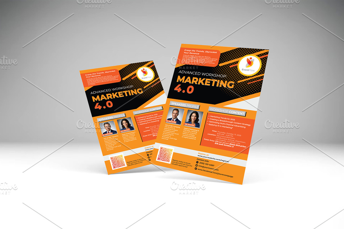 Bold & Vibrant Event Flyer, a Flyer Template by Offload VN