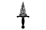 Ornamental Dagger Silhouette Bundle, an Object Illustration by Gaye Art (Thumbnail 2 of 31)