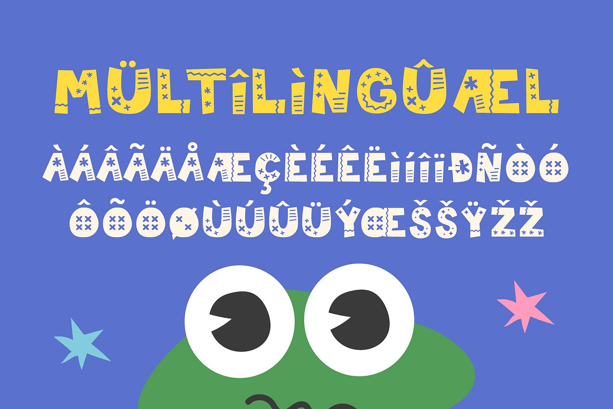 Tizzla – Cute Deco Sans Serif Font, a Symbol Font by Huge Dream Studio (Photo 5 of 8)