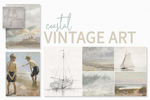 Coastal Gallery, a Decorative Illustration by rileyBgraphics