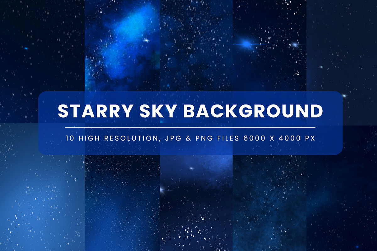 Starry Sky Background, a Background Graphic by Pitchlook.Studio