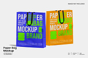 Paper Bag Mockup, a Packaging Mockup by Unerispace (Thumbnail 1 of 3)