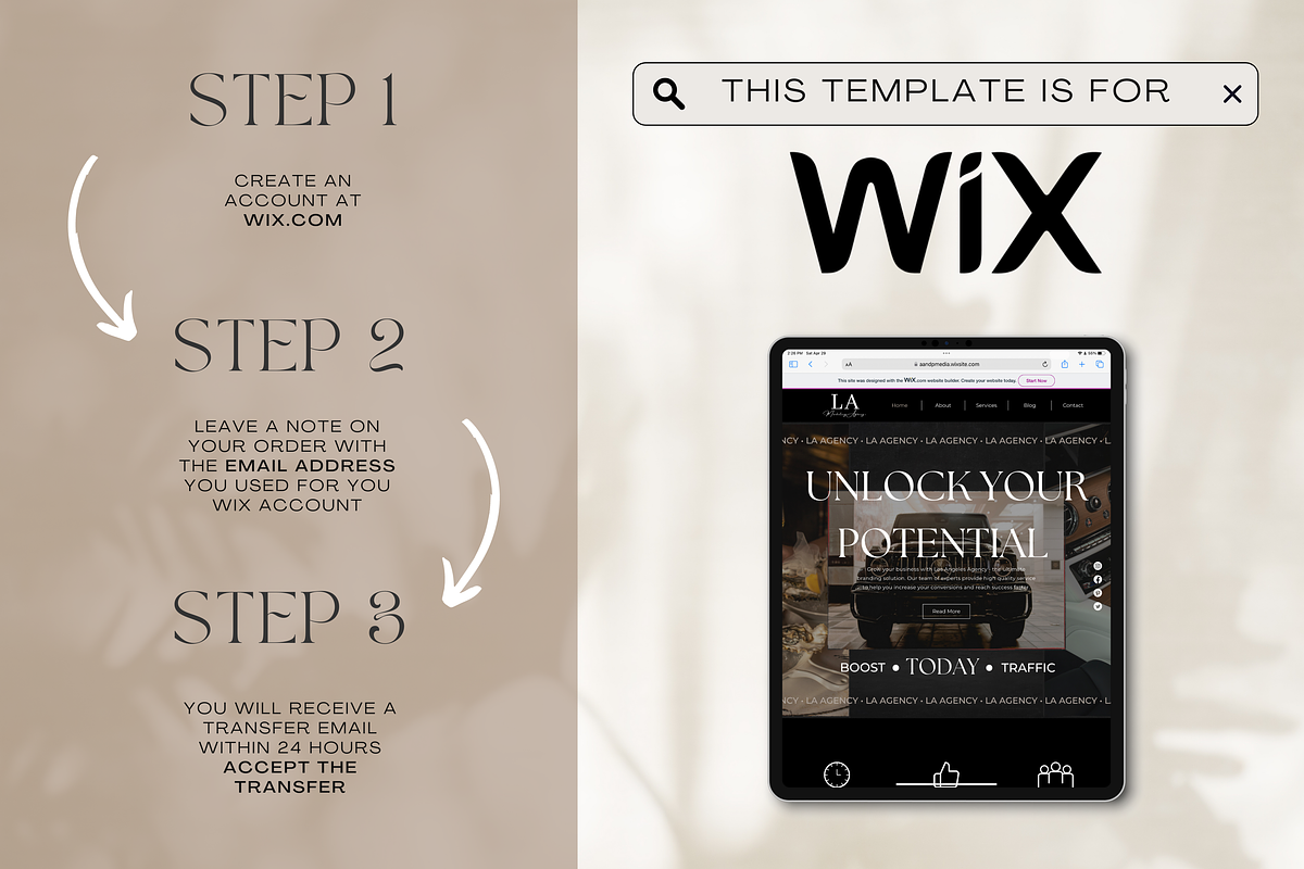 Wix Website for Marketing Agency, a Websites & App Template by Cosmic Design (Photo 4 of 9)