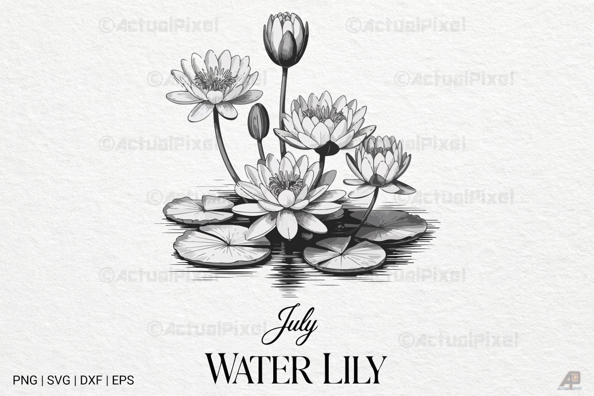 Birth Month Flowers SVG PNG Bundle, an Illustration by Actual Pixel (Photo 16 of 24)