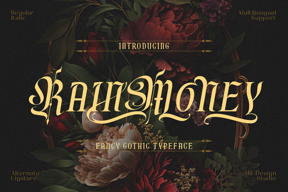 The Blackletter Bundle Alitdesign, a Blackletter Font by alit design (Photo 15 of 19)