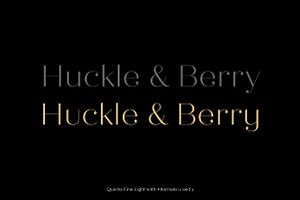 Quiche Font Family