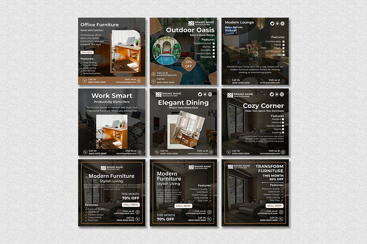 Indoor Social Media - Canva Template, a Social Media Template by Mohammad Sarfaraz (Photo 4 of 9)