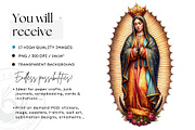 Watercolor Lady of Guadalupe Clipart, a Person Illustration by ThatsDesignArt (Thumbnail 2 of 10)