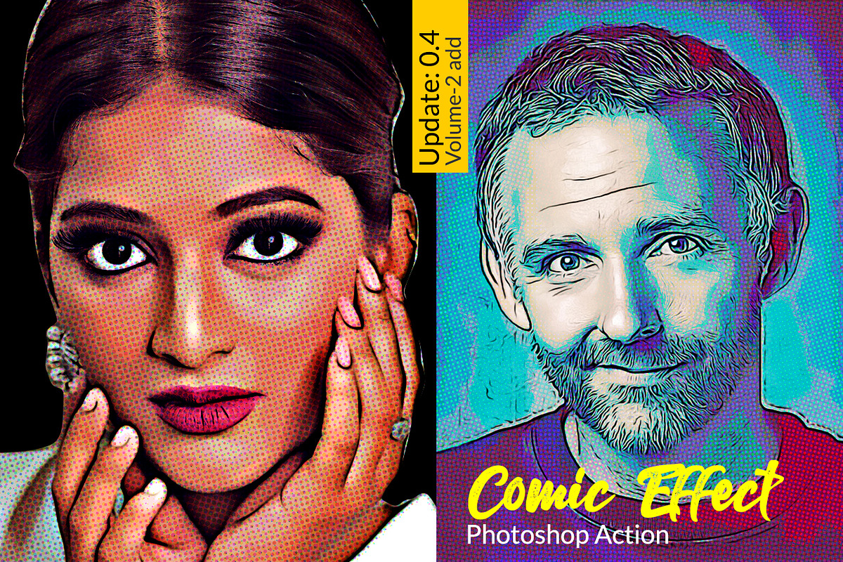 Comic Effect Photoshop Action, an Action Add-On by MRI STUDIO (Photo 4 of 23)