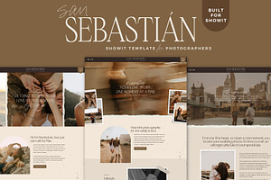 Boho Showit Template - Photographers
