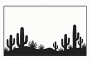 Cactus Desert Landscape Silhouette, an Illustration by abu67222 (Thumbnail 14 of 15)