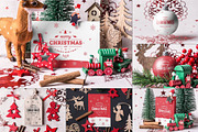 Christmas Mock-up, an Advertising Mockup by zippypixelstudio (Thumbnail 1 of 13)
