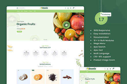 Ovanic - Organic & Food PrestaShop