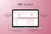 Bills Tracker - Red, a Templates & Theme by The Creative Plans co (Thumbnail 4 of 10)