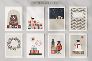 Retro Geometric Christmas set, a Decorative Illustration by Tabita's shop (Thumbnail 6 of 13)