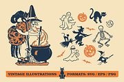 Creepy Stories: Halloween Graphics, a Seasonal Illustration by Retro Machine (Thumbnail 5 of 14)