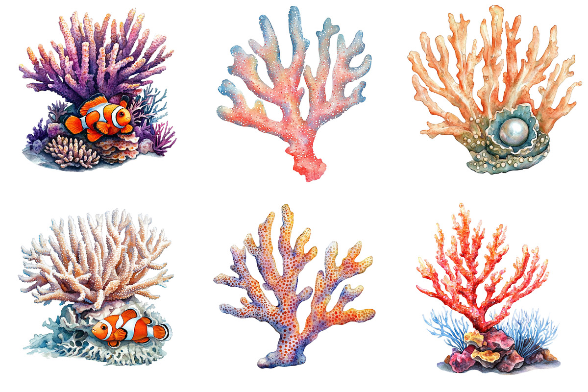 Coral Reef Clipart Bundle, an Illustration by Pixels.Craft (Photo 4 of 8)