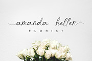 Vallenitta | beautiful script font, a Script Font by Lightsense (Thumbnail 4 of 10)