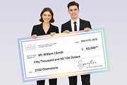 Giant Cheque Template, a Stationery Template by BrandPacks (Thumbnail 2 of 6)