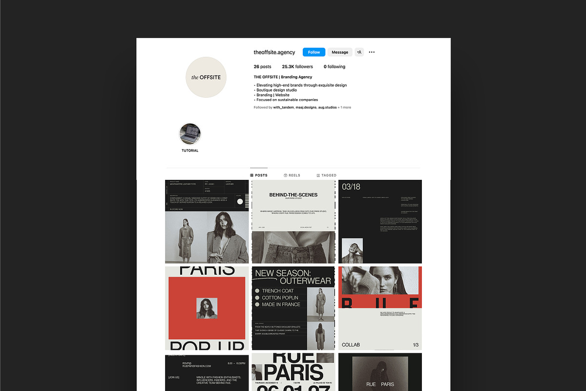 RUE | Social Media Kit, a Social Media Template by Studio Standard (Photo 3 of 12)