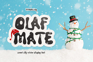 Olaf Mate Typeface